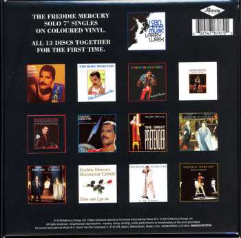 13SP/Caja Freddie Mercury: Messenger Of The Gods (The Singles) LTD | CLR