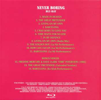 3CD/DVD/Caja/Blu-ray Freddie Mercury: Never Boring LTD