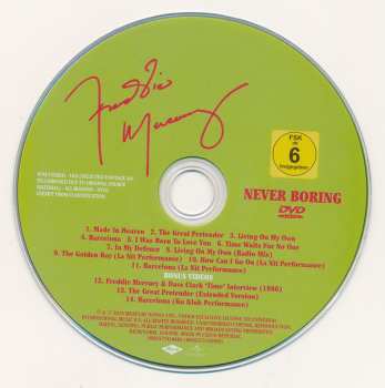 3CD/DVD/Caja/Blu-ray Freddie Mercury: Never Boring LTD
