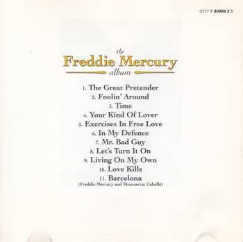 CD Freddie Mercury: The Freddie Mercury Album