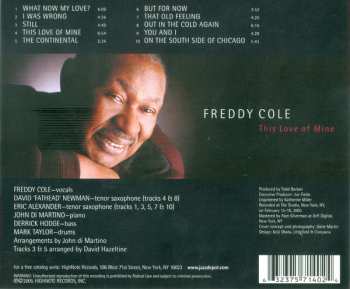 CD Freddy Cole: This Love Of Mine