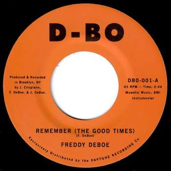 Album Freddy DeBoe: Remember (The Good Times) / Gato Loco
