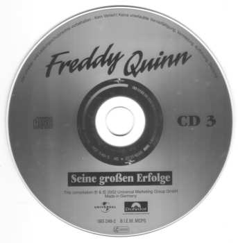 3CD/Caja Freddy Quinn: Seine Großen Erfolge