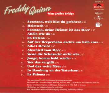 3CD/Caja Freddy Quinn: Seine Großen Erfolge