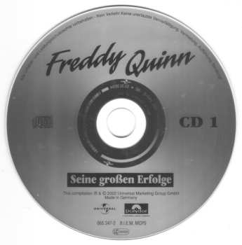 3CD/Caja Freddy Quinn: Seine Großen Erfolge