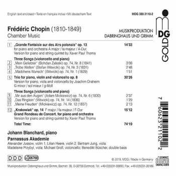 CD Frédéric Chopin: Chamber Music