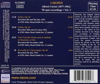 CD Frédéric Chopin: Chopin: Etudes, Op. 10 - Etudes, Op. 25 - Barcarolle, Op. 60