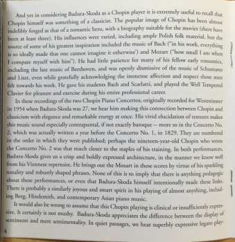 CD Frédéric Chopin: Chopin Piano Concertos