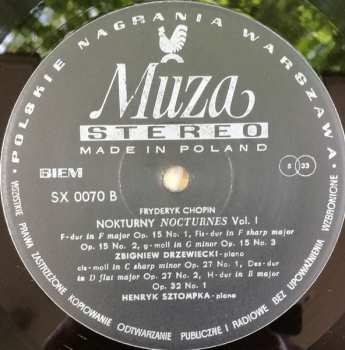 LP Frédéric Chopin: Dzieła Wszystkie = Complete Works - Nokturny = Nocturnes Vol. I