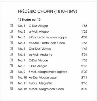 CD Frédéric Chopin: Etudes