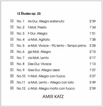 CD Frédéric Chopin: Etudes