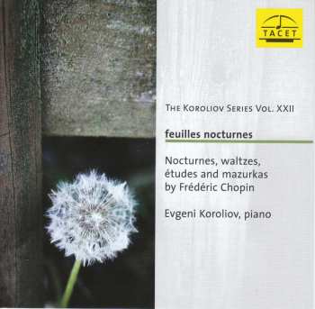 CD Frédéric Chopin: Feuilles Nocturnes