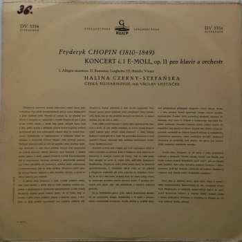 LP The Czech Philharmonic Orchestra: Koncert Č. 1 E-moll, Op. 11 Pro Klavír A Orchestr