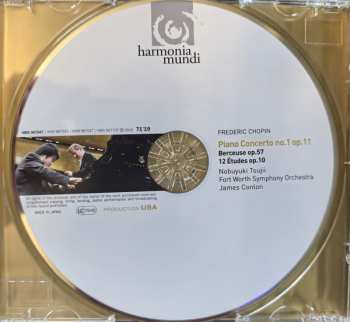 CD Frédéric Chopin: Piano Concerto No.1 Op.11 • Berceuse Op.57 • 12 Études Op.10