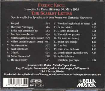 CD Dr. Fredric Kroll: The Scarlet Letter (Vorspiel Und Dritter Akt)