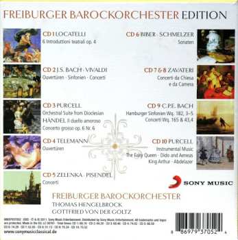 10CD/Caja Johann Sebastian Bach: Freiburger Barockorchester Edition
