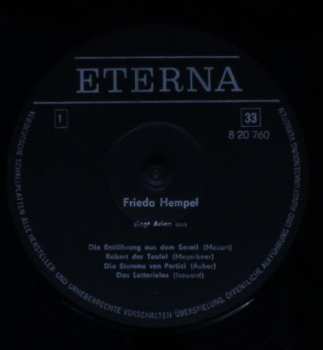 LP Frieda Hempel: Große Sänger Der Vergangenheit - Frieda Hempel