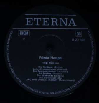 LP Frieda Hempel: Große Sänger Der Vergangenheit - Frieda Hempel