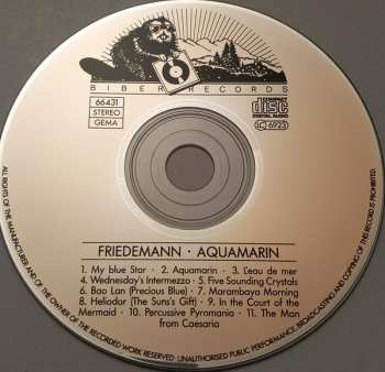 CD Friedemann: Aquamarin