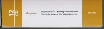 12CD/Caja Ludwig van Beethoven: Klaviersonaten Nr. 1–32 (Gesamtaufnahme), Klavierkonzerte Nr. 1–5 LTD
