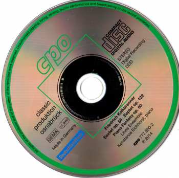 CD Linos Ensemble: Sextet, Septet, Piano Fantasy