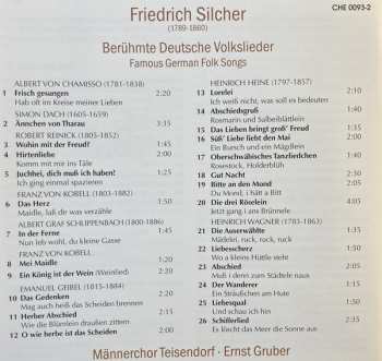 CD Friedrich Silcher: Berühmte deutsche Volkslieder - Famous German Folk Songs