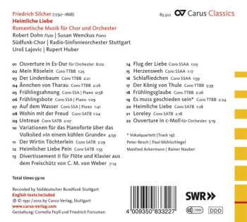 CD Radio-Sinfonieorchester Stuttgart: Heimliche Liebe: Romantische Musik Für Chor Und Orchester