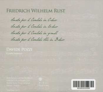 CD Friedrich Wilhelm Rust: Sonate Per Il Clavicembalo
