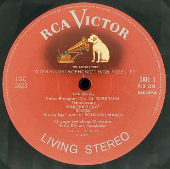 LP Fritz Reiner: Festival LTD