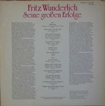 LP Fritz Wunderlich: Seine Großen Erfolge