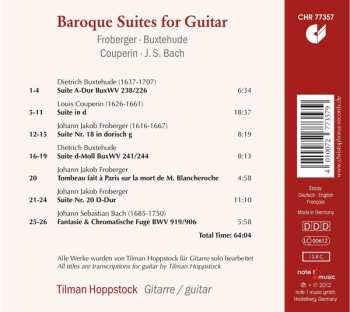 CD Johann Sebastian Bach: Baroque Suites For Guitar