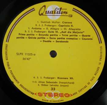 LP Jacques Martin Hotteterre: Baroque Chamber Music