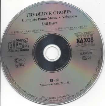 CD Frédéric Chopin: Mazurkas (Volume 2)