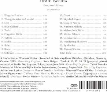 CD Fumio Yasuda: Fractured Silence: Piano Solo