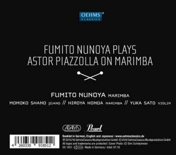 CD Fumito Nunoya: Piazzolla On Marimba