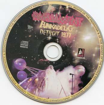 CD Funkadelic: Detroit 1977