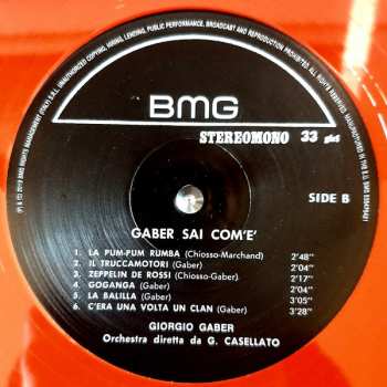 LP Giorgio Gaber: Sai Com'è CLR