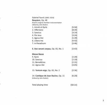 CD Gabriel Fauré: Requiem, Op. 48