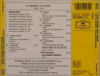 CD Philharmonia Chorus: Requiem / Pavane Pour Une Infante Défunte