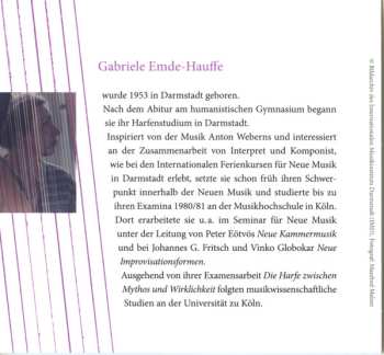 CD Gabriele Emde: Die Natur Der Klänge - Neue Musik Für Harfe