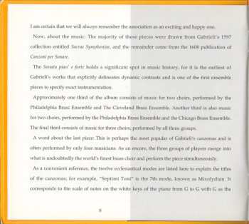 CD Giovanni Gabrieli: The Antiphonal Music Of Gabrieli