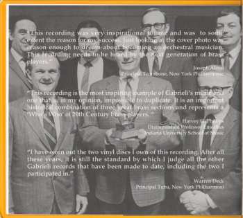 CD Giovanni Gabrieli: The Antiphonal Music Of Gabrieli