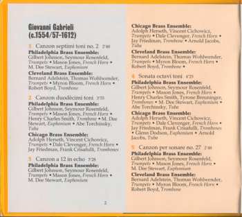 CD Giovanni Gabrieli: The Antiphonal Music Of Gabrieli