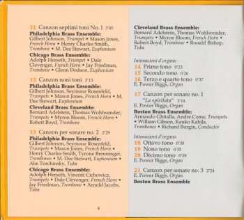 CD Giovanni Gabrieli: The Antiphonal Music Of Gabrieli