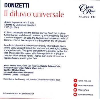 7CD/Caja Gaetano Donizetti: Il Diluvio Universale / Ugo Conte Di Parigi / L'Assedio Di Calais (Three Complete Operas) LTD