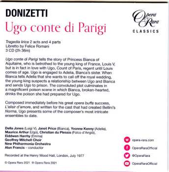 7CD/Caja Gaetano Donizetti: Il Diluvio Universale / Ugo Conte Di Parigi / L'Assedio Di Calais (Three Complete Operas) LTD