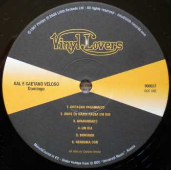 LP Caetano Veloso: Domingo