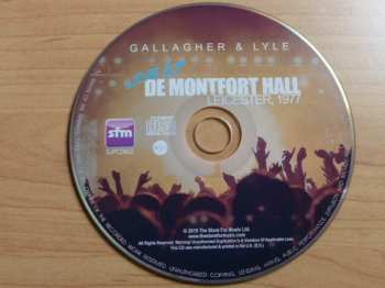 CD Gallagher & Lyle: Live At De Montfort Hall Leicester 1977