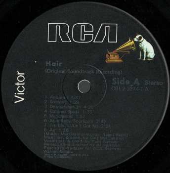 2LP Galt MacDermot: Hair (Original Soundtrack Recording)