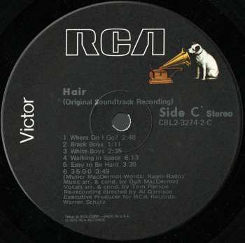 2LP Galt MacDermot: Hair (Original Soundtrack Recording)